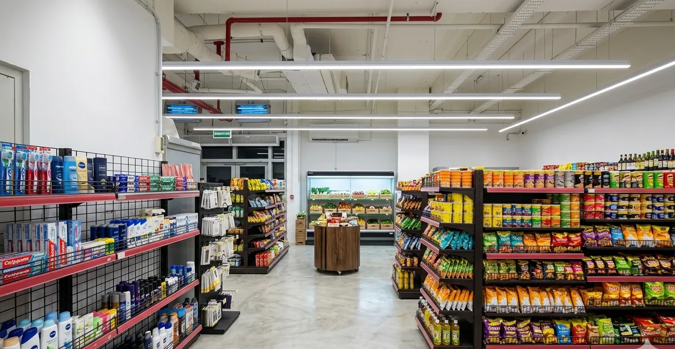 Supermarket Police College fit-out, client ADCoop - view 2
